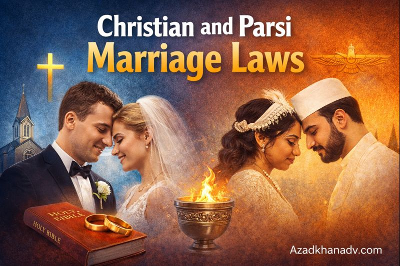 Christian and Parsi Marriage Laws - azadkhanadv.com