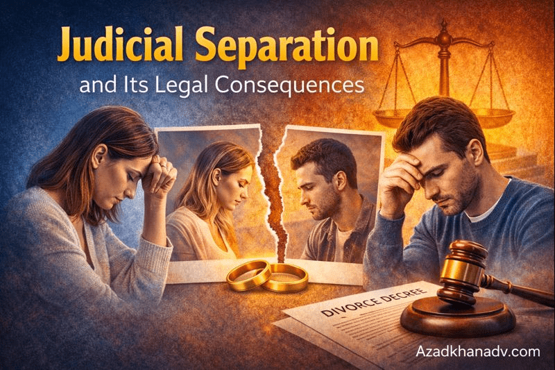 Judicial Separation and Its Legal Consequences - azadkhanadv.com