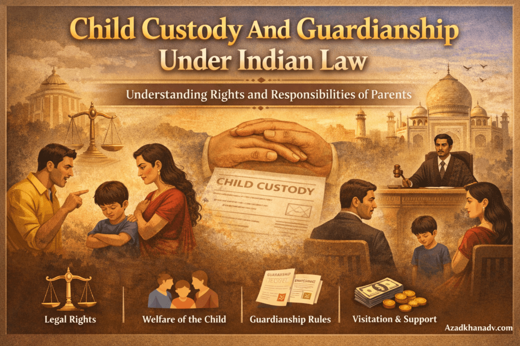 Child Custody And Guardianship Under Indian Law by Azadkhanadv.com