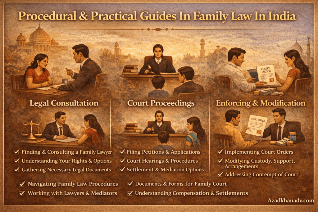 Procedural & Practical Guides In Family Law In India